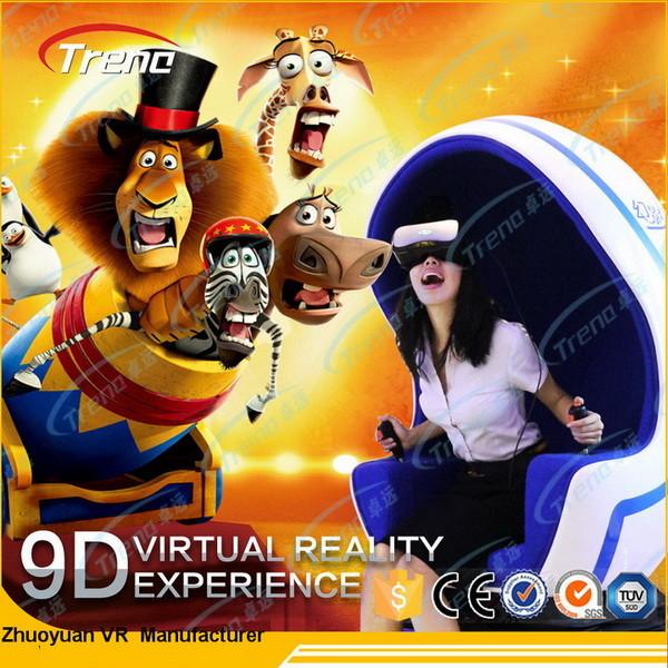 Cheap Blue Egg Machine Virtual Reality Simulator With 360 Degree Rotating Platform for sale
