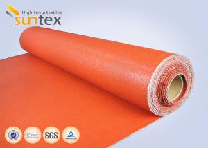 Best Texturized Heavy Duty Insulation Silicone Coated Fiberglass Fabric Roll Fireproof wholesale