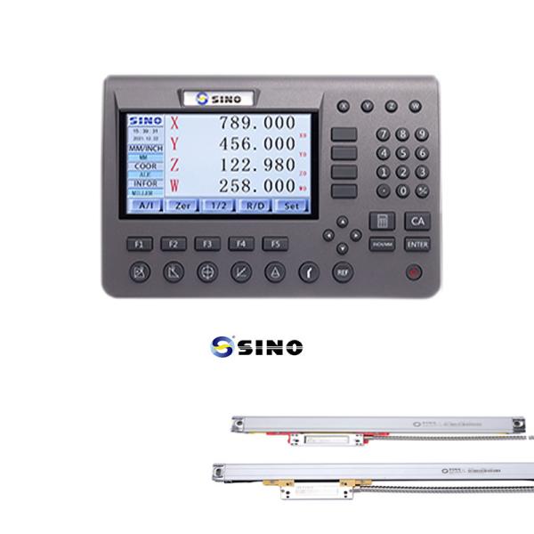 Cheap SINO 4 Axis Digital Readout System SDS200 Metal LCD Durable With Linear Encoder For Lathe Machine for sale
