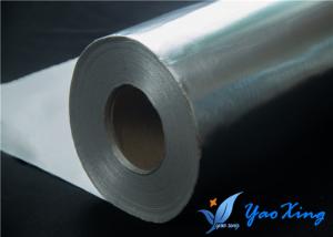 China Sliver Aluminum Foil Fiberglass Cloth To Reflect Radiant Heat Away on sale