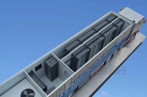 Mobile Prefabricated Shipping Container Data Center For Telecom