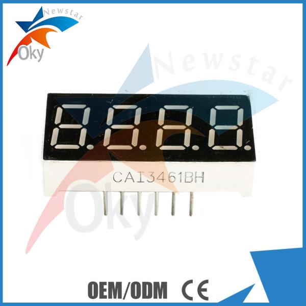 Cheap 4-Digit 0.56" 7-Segment Color Electronic Components Red LED Display Common Anode Module for sale