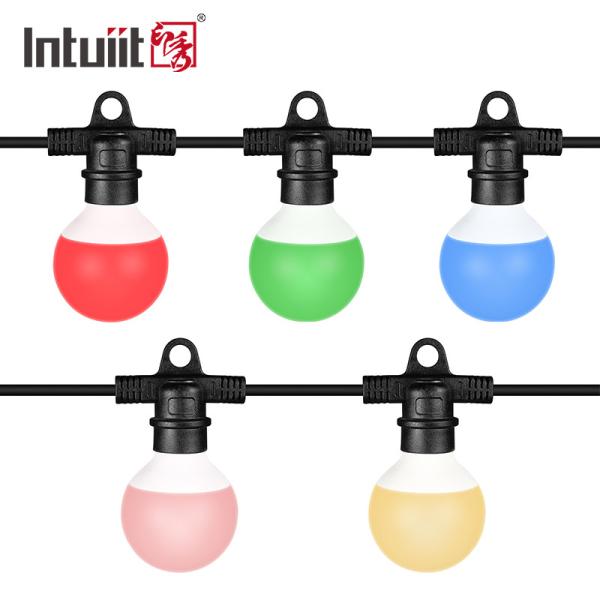 Cheap Full Pixel Control RGBW Globe String Lights For Restaurant for sale