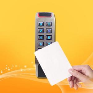 Best DC12V-DC24V Proximity Card Reader With Keypad / 1-99s Alarming Time wholesale