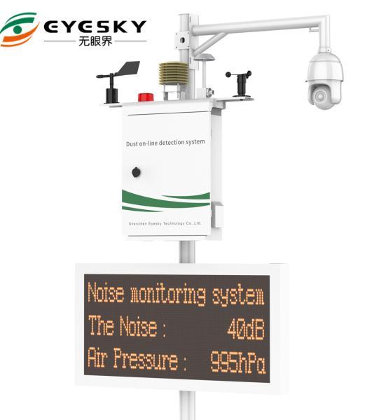 Cheap IP55 Waterproof Environmental Monitoring Unit PM2.5 PM10 TSP Wind Speed Temperature for sale