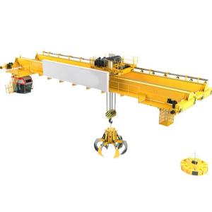 China 16t Double Girder Overhead Material Handling Crane Overhead Beam Crane on sale