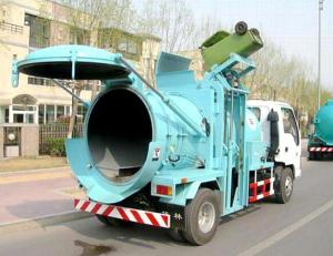 China 6 Wheels Garbage Compactor Truck 95hp 120hp 4X2 Small Swill Ort Garbage Dump Truck on sale