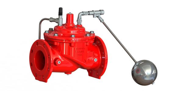Cheap FBE coated Automatic Float Valve , Remote Float Operated Valve for sale