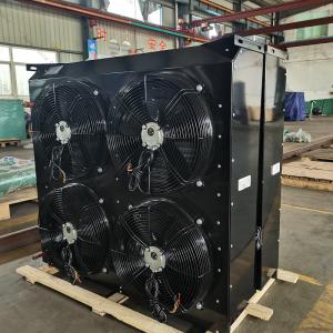 Pressure Drop Optimized Air Condenser Cooler / H Type Air Cooled Condenser with Louvered Fins