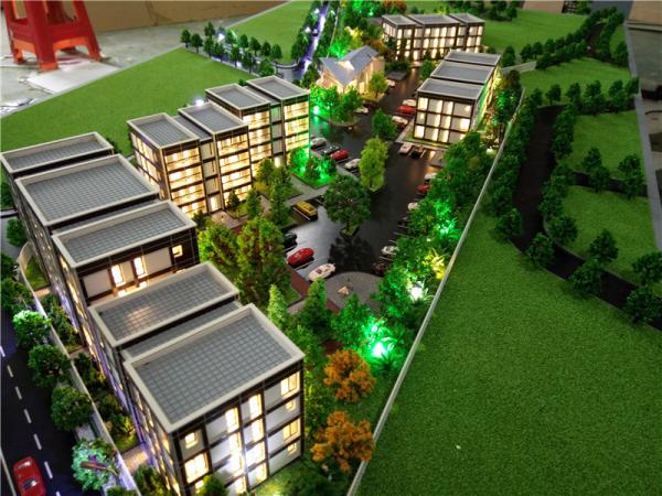 Cheap London residential house scale physical 3d model with led lighting for sale
