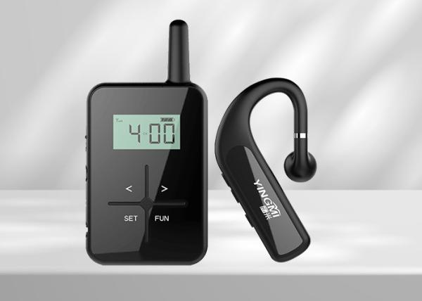 Cheap Black Tour Guide Radio System Using Advanced GFSK Modulation Mode for sale