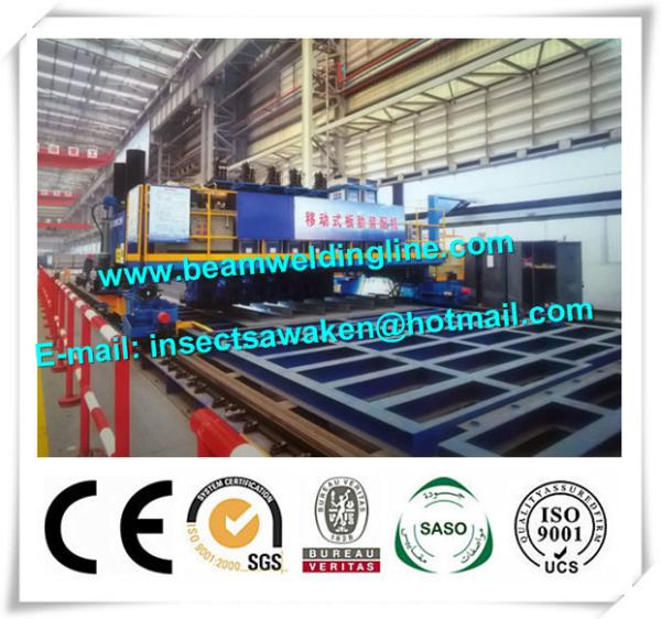 Cheap Hydraulic Longitudinal T Beam Welding Machine With Gantry Framework for sale