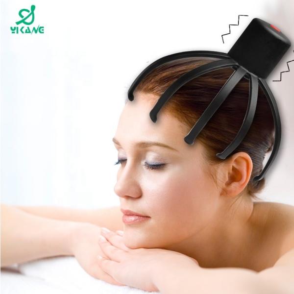Cheap Muscle Release Electric Octopus Scalp Massager Black For Targeted Pressure Points for sale