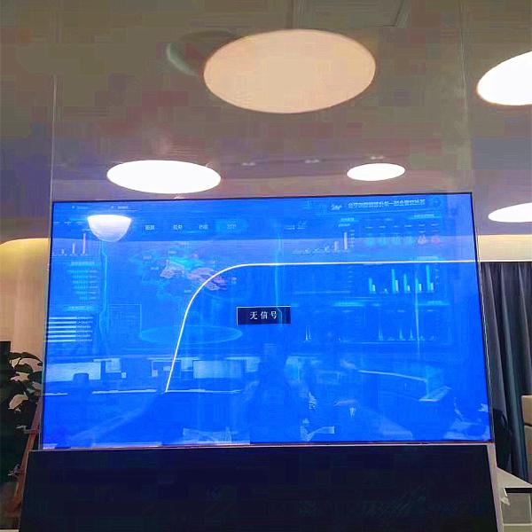 Cheap Waterproof Transparent OLED Display With Standalone U Disk Auto Play for sale