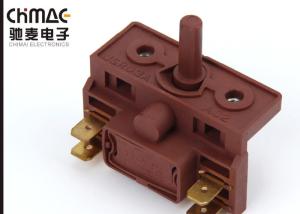 Changeover Red Electric Oven Switch High Temperture Controller Thin Slices Terminal