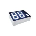 2 Digit 7 Segment LED Display Ultra Bright White LED Color 120-140mcd Luminous