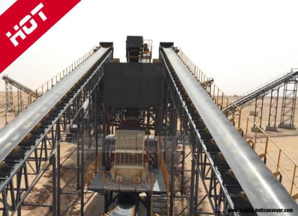 Cheap Soil Loading And Unloading Telescopic Conveyor System , Portable Conveyor Systems With Large Conveying Capacity for sale
