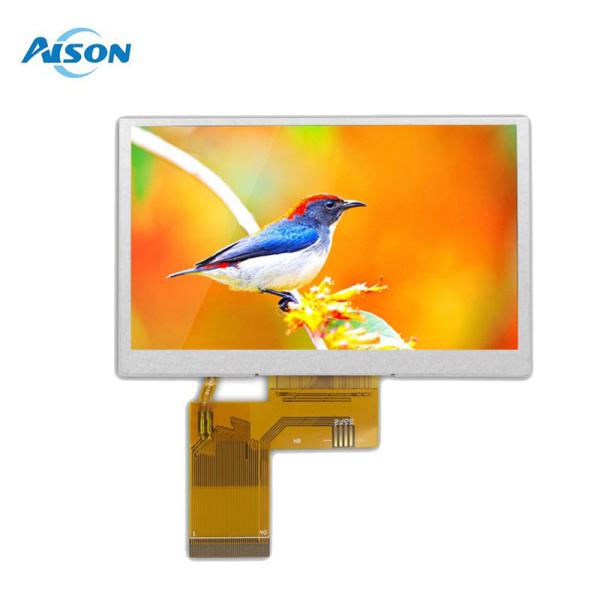 Cheap Sunlight Readable 4.3 inch 800x480 TFT LCD Display 1000 Cd/M2 RGB Interface for sale