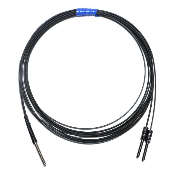 Cheap 12 - 24VDC Optic Fiber Sensor Diffuse Reflection M3 M4 Connector 0.8m for sale