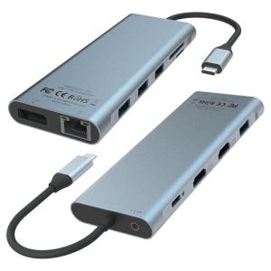 Best 6 In 1 Usb C Hub Type C Adapter 4K HDMI 60hz Multiport Card Reader USB3.0 TF PD SD Reader wholesale