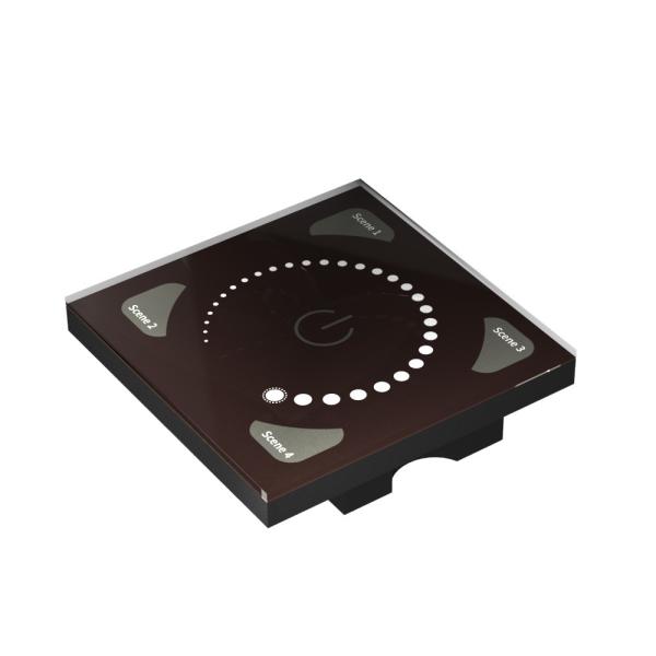 Cheap DALI Dimmable Modern Capacitive Touch Light Switch 12V 24VDC Supply Input for sale