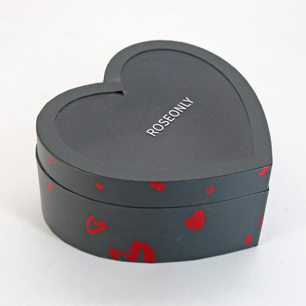 Cheap Customized  Heart Shape Ppaer  Boxes Cardboard Box With Window for sale