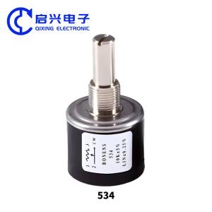 China 534 Multiturn Potentiometer Wirewound Potentiometer 10-Turn Potentiometer 2W Potentiometer on sale