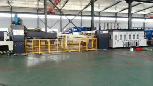 China CLY920 automatic flexo printing slotting die cutting machine folder gluer strapping, flexo folder gluer, case maker,FFG on sale