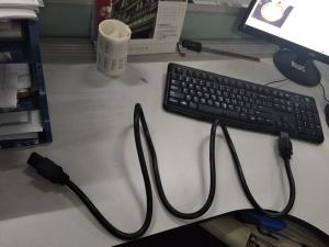 Best 2 Terminals UPS Accessories Three-Core Cable For Ups Battery Pack Connection wholesale