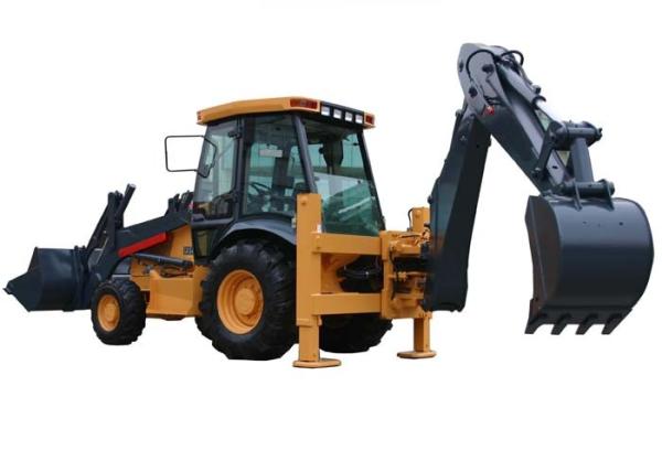 Cheap 74KW Power Tractor Backhoe Loader 620CH For Construction Project 1.0m3 Loading Capacity for sale