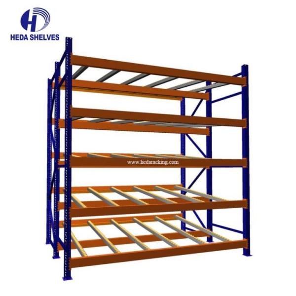 Cheap Carton Flow Pallet Racking System  Auto Slides Smoothly for sale