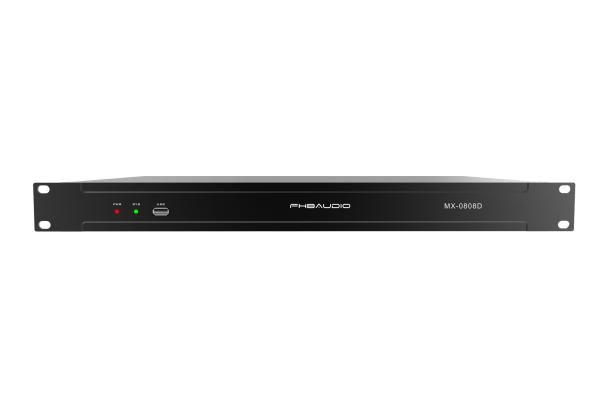 Cheap 8 in 8 out Network Dante Audio Processor Low Lantency With IOS Andorid Control for sale