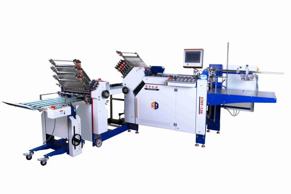 Cheap Width 570mm Large Format Paper Folding Machine With Flat Pile Feeder For Folded Booklet for sale