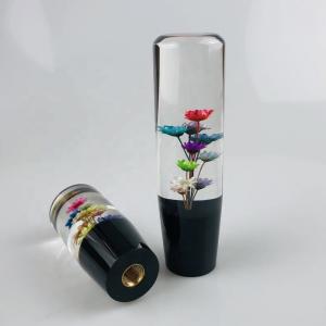 Clear Car Resin Shift Knob Custom With Real Flower Inside