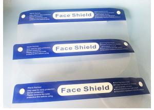 Best Hospitals Polycarbonate Elastic Headband Face Visor With Foam Headband Medical wholesale