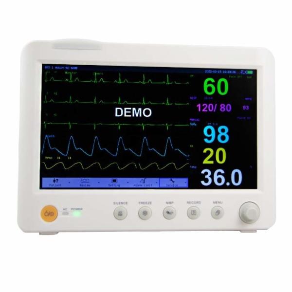Cheap ECG/NIBP Portable Multi Parameter Patient Monitor For Hospital Internal Data Storage for sale