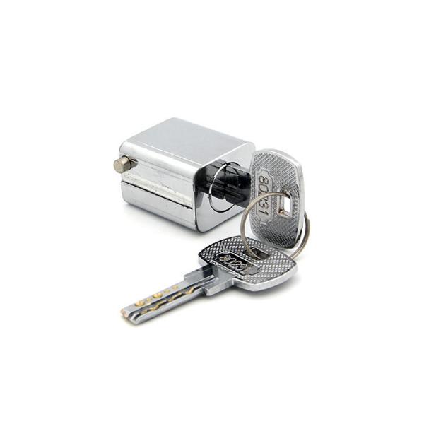 Cheap 45 Degree Turn Desk Drawer Locks Silver Color Chrome Plated  Long Life Span for sale