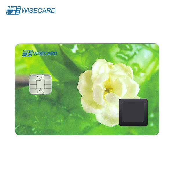 Cheap Multi Purpose Card Payment Biometric RFID Card With Chip Magstripe for sale