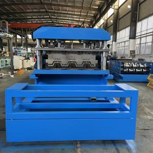 Best Customized Design Floor Deck Roll Forming Machine With Chain Drive System And 30kw X2 Motors wholesale