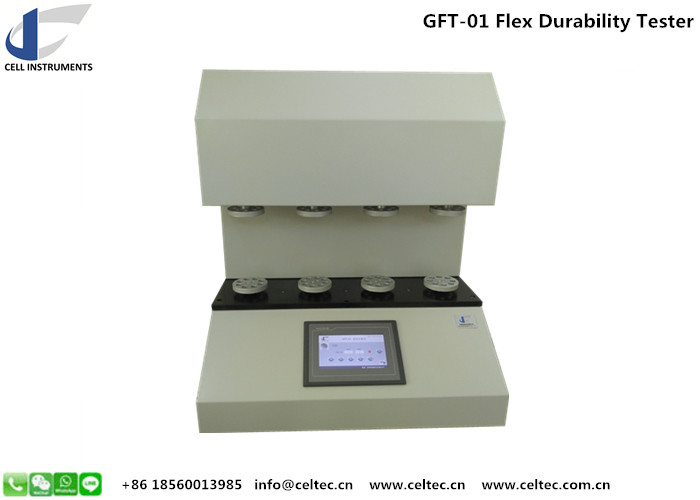 Stress Simulation Gelbo Flex Testing machine ASTM F392 Four test stations stationary movable mandrels