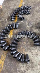 Galvanized Or Painted Closed Pear Shape Socket For Casting At The End Of Wire Ropes