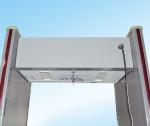 6 detection zone Walkthrough Metal Detector 8 status led display with remote