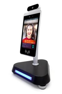 China 3D Face Recognition Thermometer , Thermal Imaging Temperature Measuring Device on sale