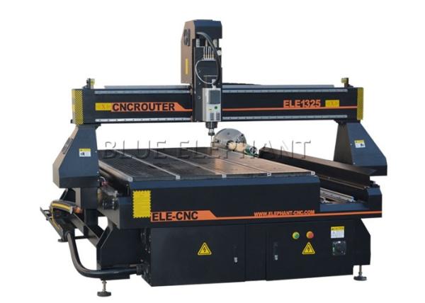 High Power Spindle 4 Axis CNC Router Machine Z Structure 750w YASKAWA Servo