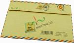 Standard Size Kraft Paper Custom Printed Envelopes With UPC Barcode Printing