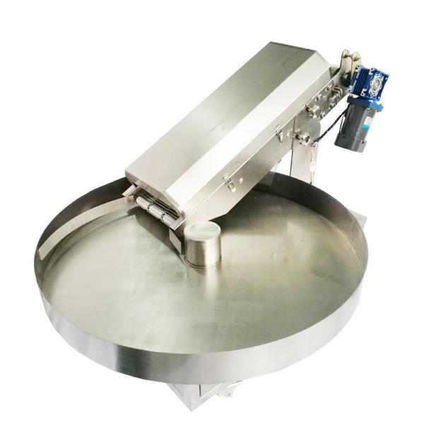 Cheap Large ourput coconut flakes sesame seeds grounded nuts chocolate powder rotary table coating machine for sale