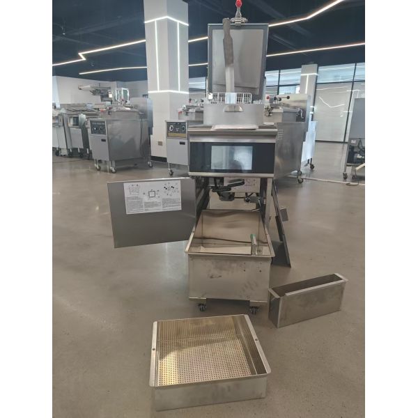 PFE-1000 Smart Touch Panel Electric Vertical Chicken Broaster Pressure Fryer With Filtration