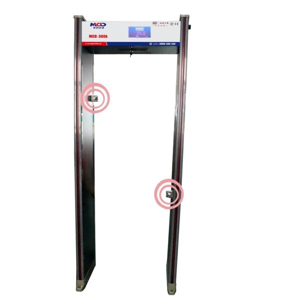 Cheap Big Screen AC 220V Walk Through Temperature Scanner Voice Alert for sale