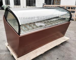China Sharecool 24 Pans Ice Cream Freezer Display Cabinet Popsicle Freezer Display Case on sale