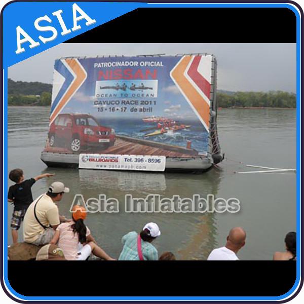 Cheap Inflatable Floating Billboard , Tv Advertising Inflatables Billboard for sale